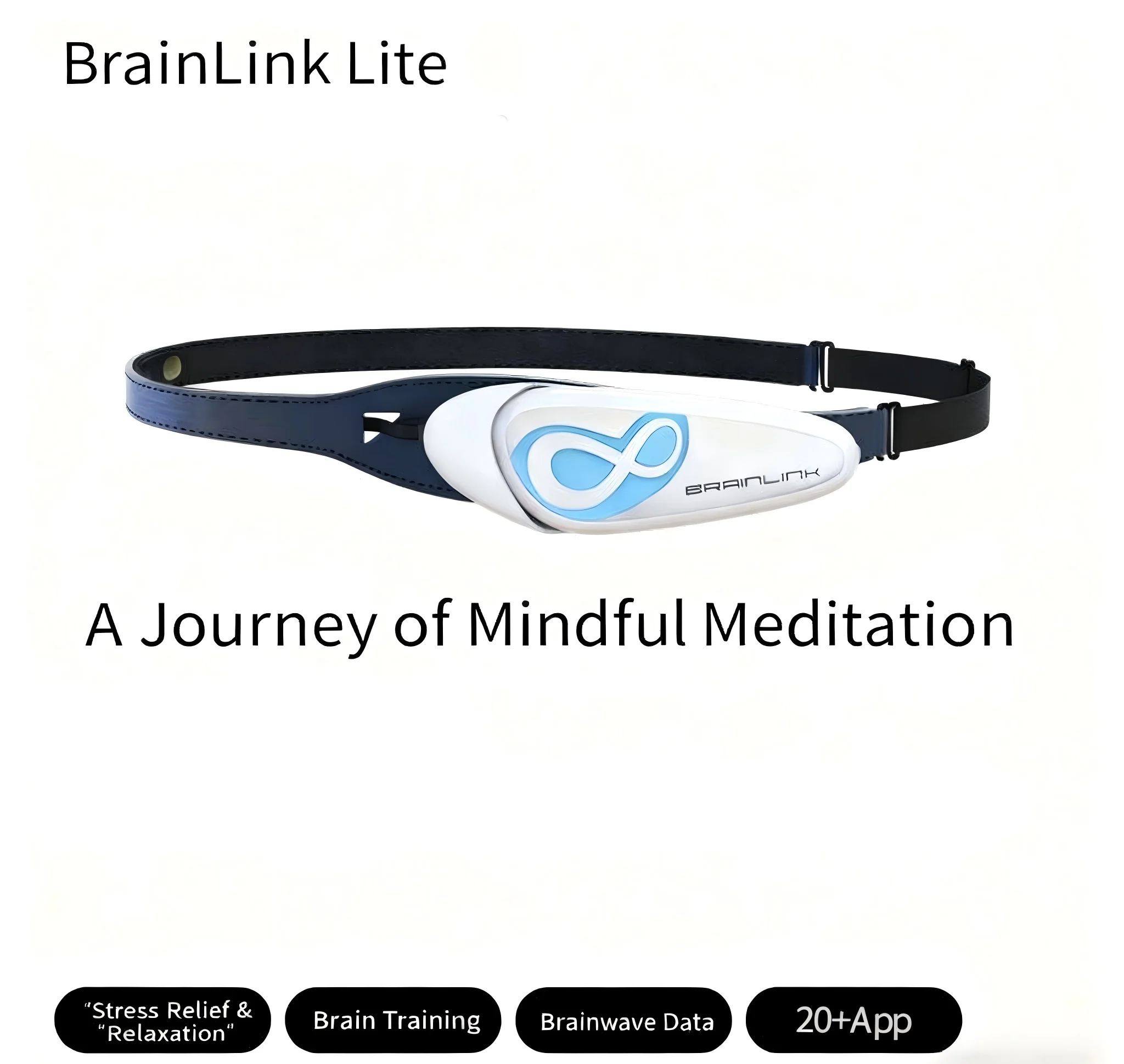 Meditation Headband Eeg - New Brainlink Lite EEG Dry Electrode