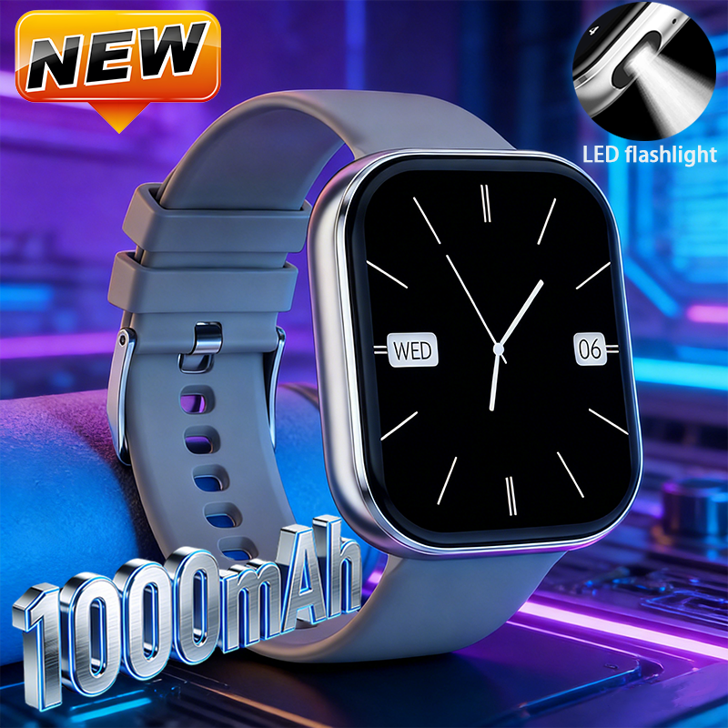 New 1000mAh Large Battery Smar - Fall Detection Watch avaliação e preço