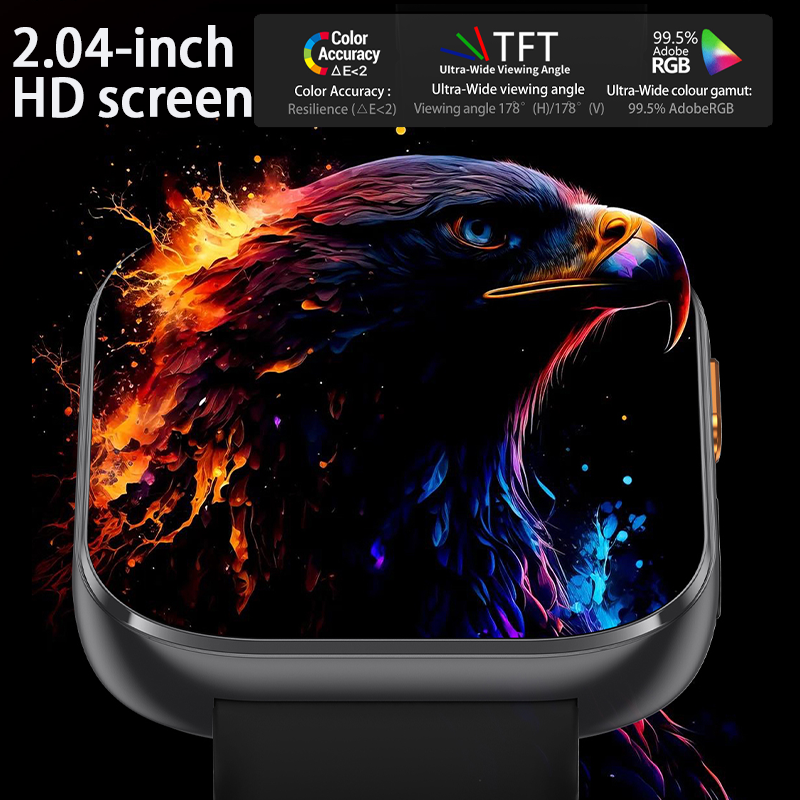 New 1000mAh Large Battery Smar - Fall Detection Watch avaliação e preço