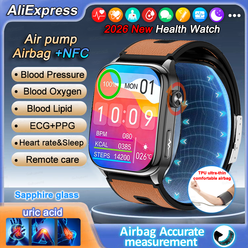 Sapphire Smartwatch AMOLED Scr - Fall Detection Watch avaliação e preço