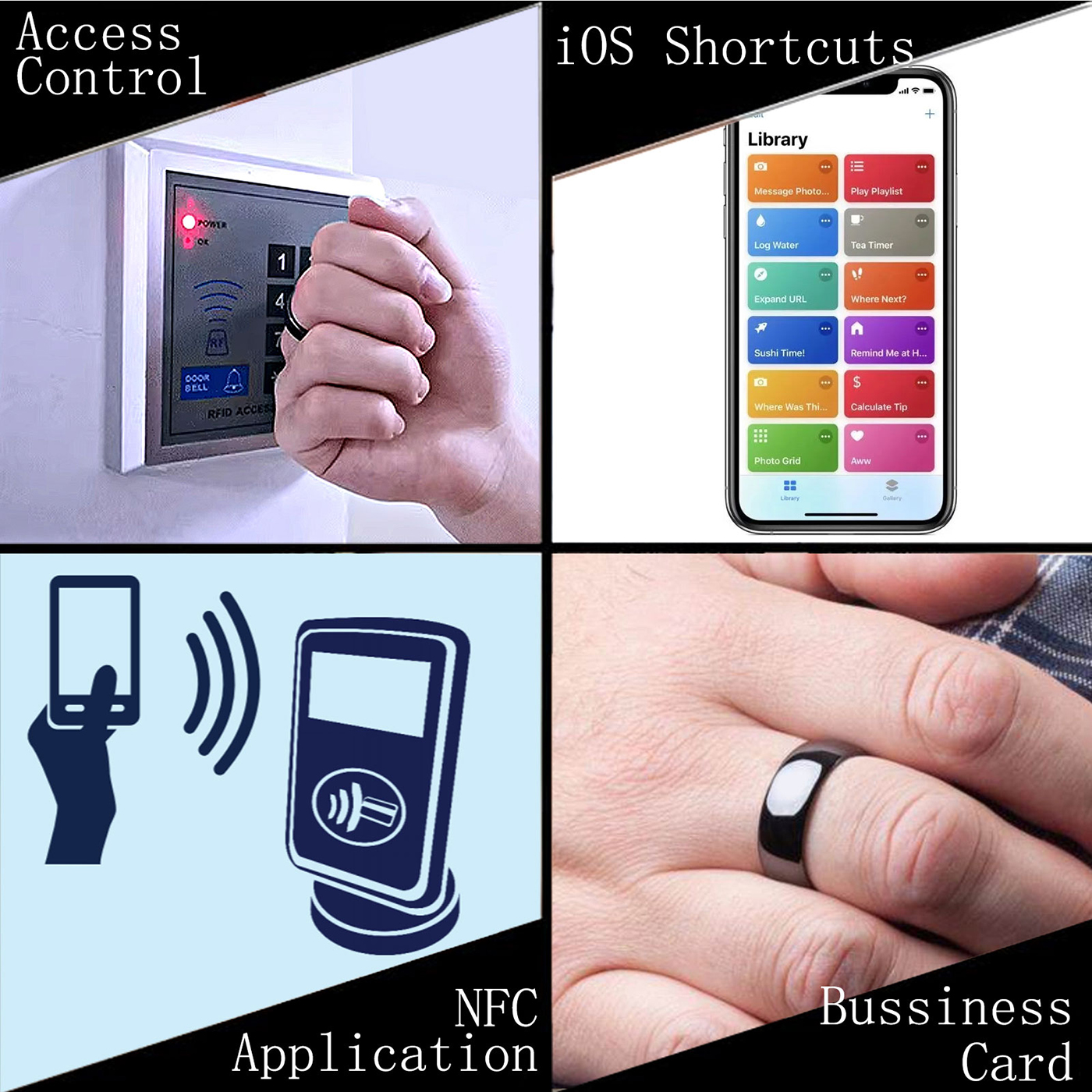Ntag215 Black Ceramic Smart Ri - Smart Ring Nfc Pay avaliação e preço