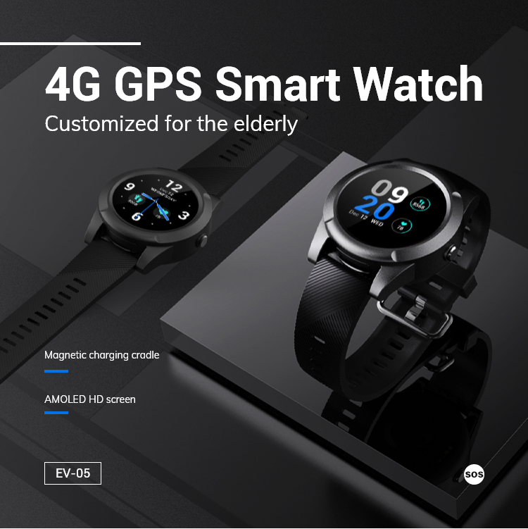 Senior GPS Tracking Smart Watc - Fall Detection Watch avaliação e preço