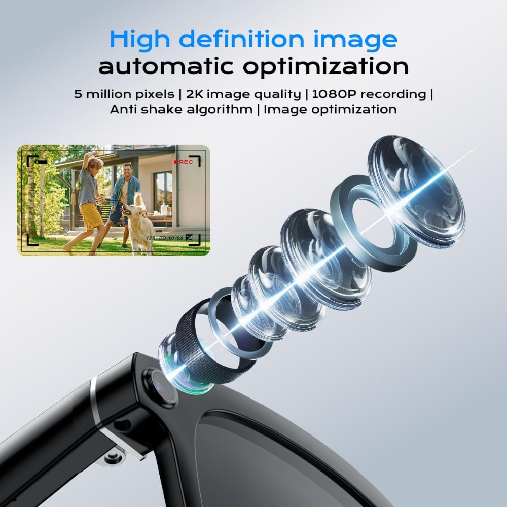 Smart HD Camera Glasses with V - Smart Glasses Lens avaliação e preço