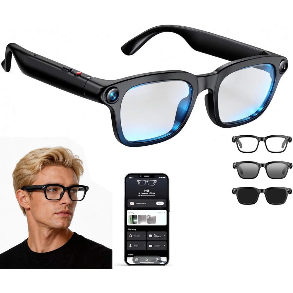 Smart Glasses: 4K Video, Dual  - Smart Glasses Lens avaliação e preço