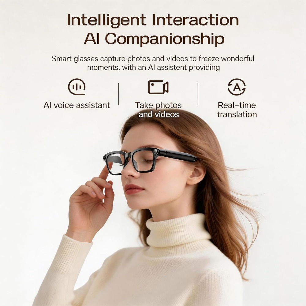 Smart Glasses: 4K Video, Dual  - Smart Glasses Lens avaliação e preço