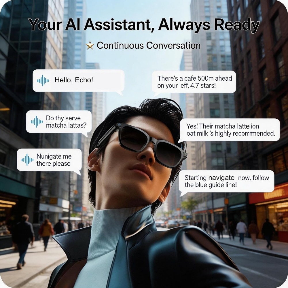 Smart Glasses: 4K Video, Dual  - Smart Glasses Lens avaliação e preço