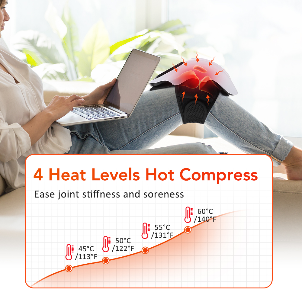 Infrared Knee Massager With 4- - Smart Knee Wrap avaliação e preço