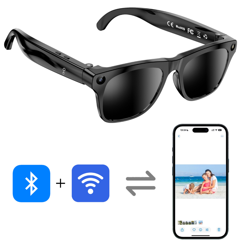 Lenovo 32G Memory 800W 4K Came - Smart Glasses Lens avaliação e preço