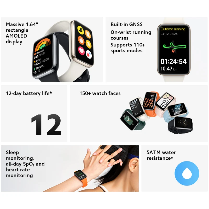 For Global Version Mi Band 7 P - Breath Rate Monitor avaliação e preço