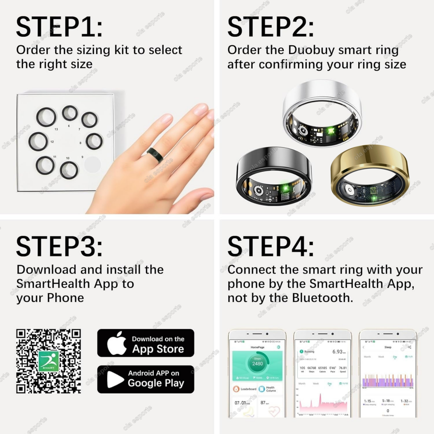 New R09 Smart Ring Men Women w - Temperature Ring Skin avaliação e preço