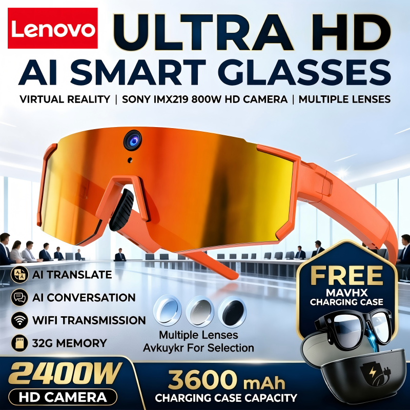 Lenovo AI Smart Glasses ChatGP - Smart Glasses Lens avaliação e preço