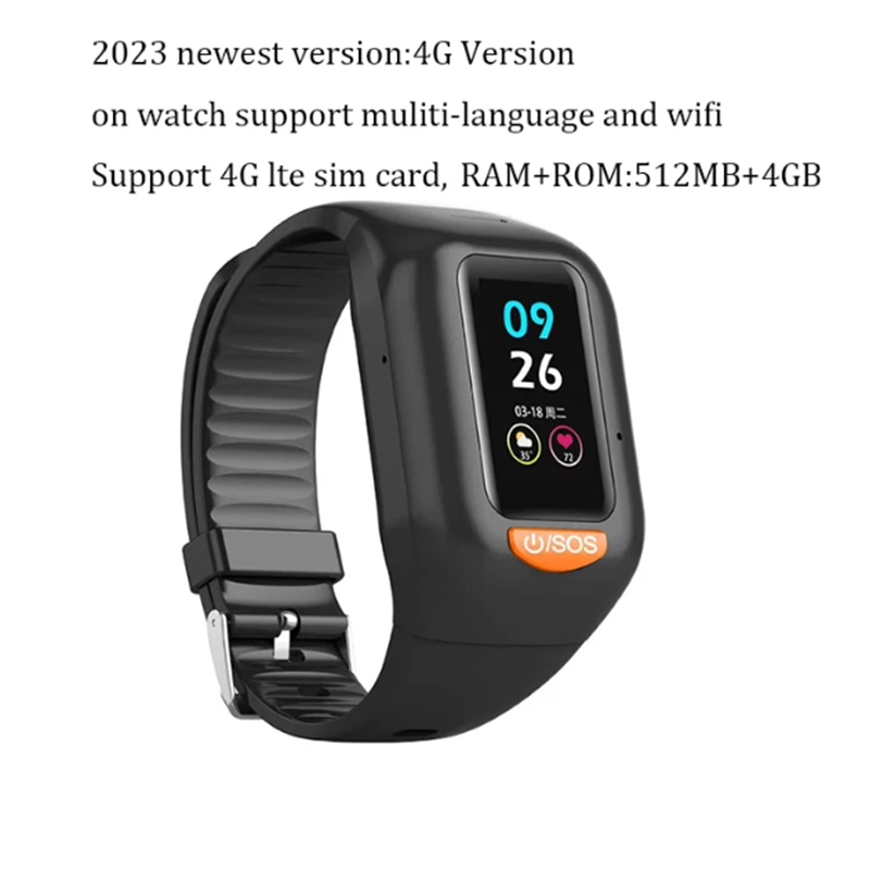 Newest Elderly 4G Smart Watch  - Fall Detection Watch avaliação e preço