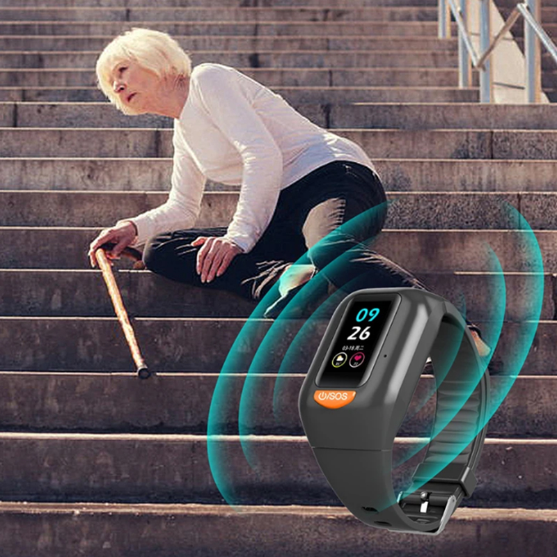 Newest Elderly 4G Smart Watch  - Fall Detection Watch avaliação e preço