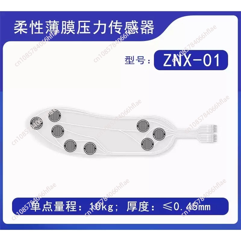 ZNX-01 Flexible Thin Film Piez - Smart Insole Pressure avaliação e preço