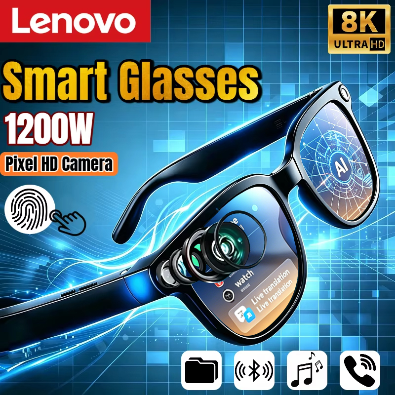 Lenovo AI Smart Glasses 8K Rem - Smart Glasses Lens avaliação e preço
