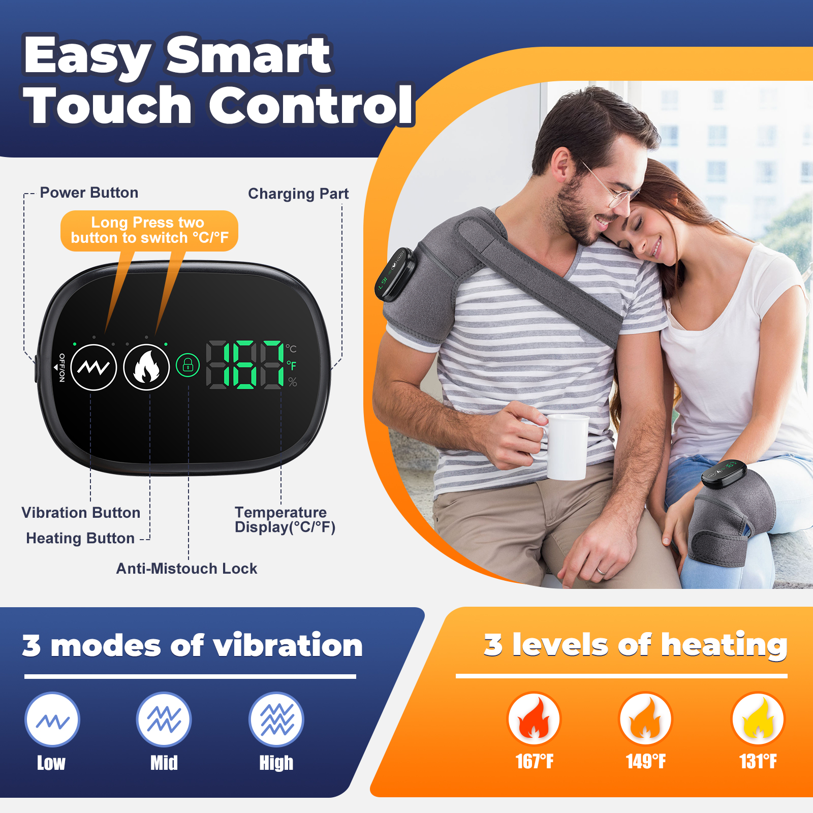 Smart Arthritis Pain Relief He - Smart Knee Wrap avaliação e preço