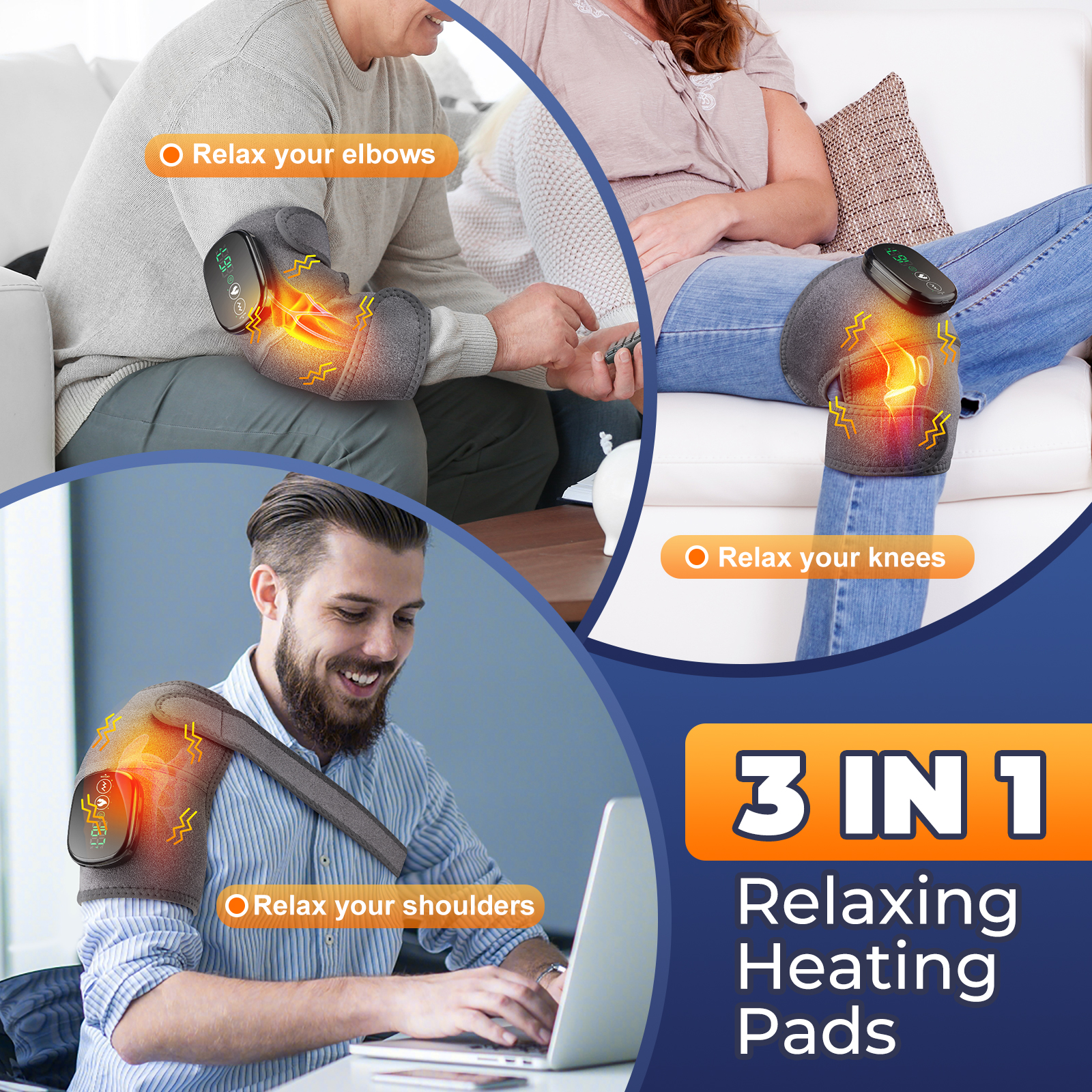 Smart Arthritis Pain Relief He - Smart Knee Wrap avaliação e preço
