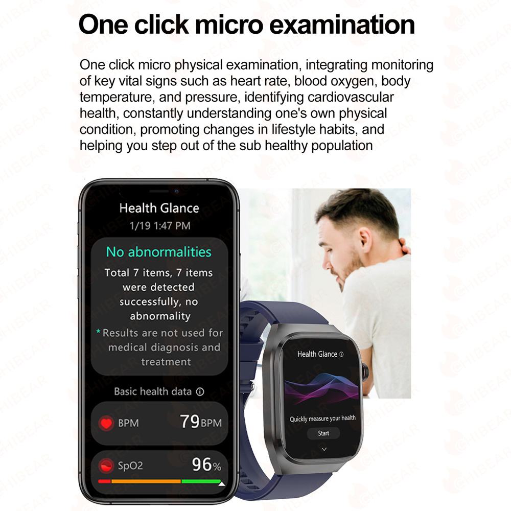 TK16 Smart Watch Men 2.04 Inch - Fall Detection Watch avaliação e preço