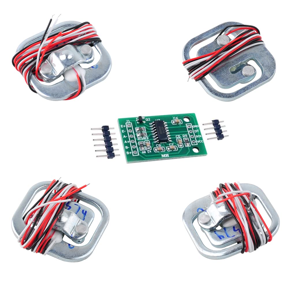 4pcs 50kg Load Cell Half Bridg - Muscle Sensor Emg avaliação e preço