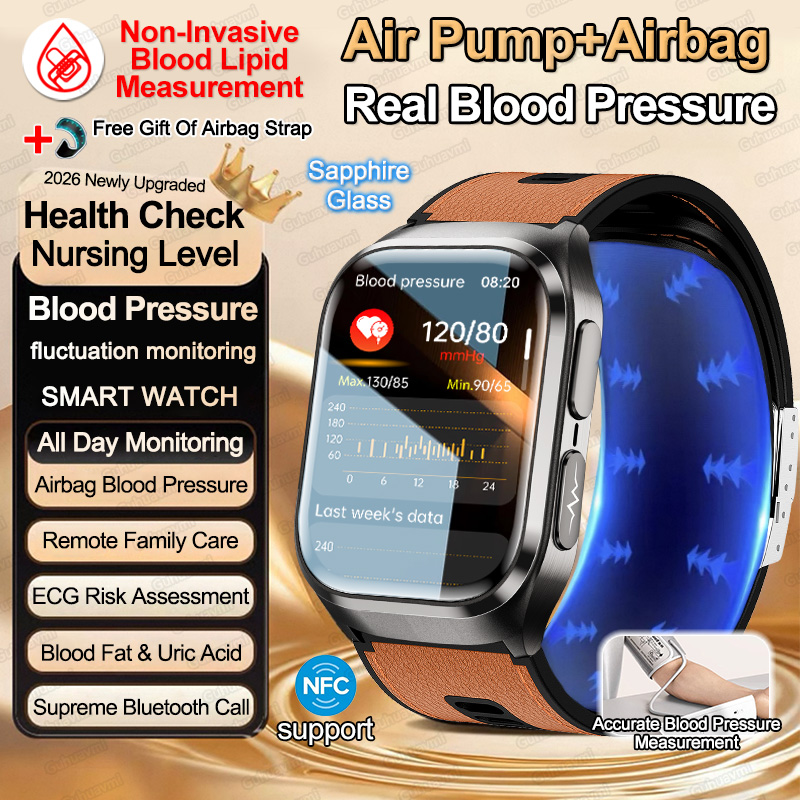 2026 New Blood Pressure Air Pu - Fall Detection Watch avaliação e preço