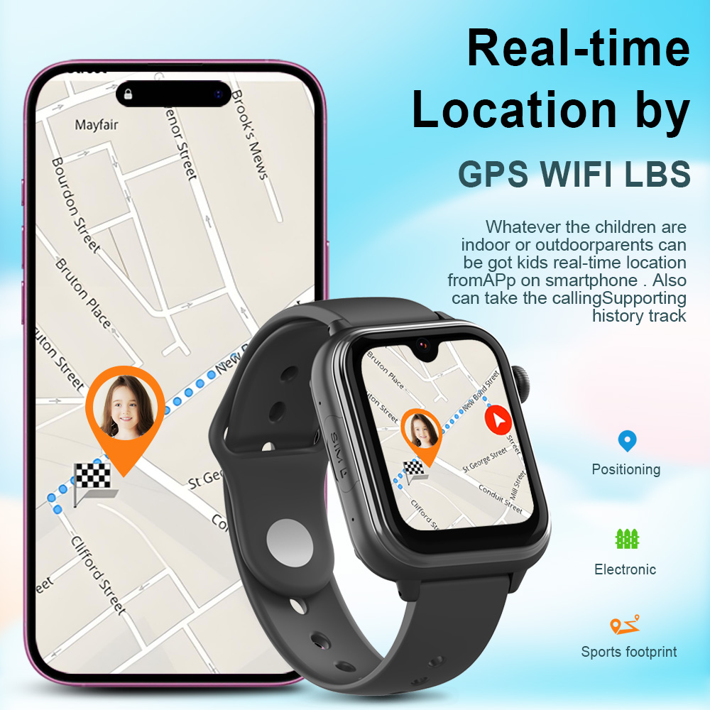 Wonlex KT37 GPS Smart Watch Ki - Fall Detection Watch avaliação e preço