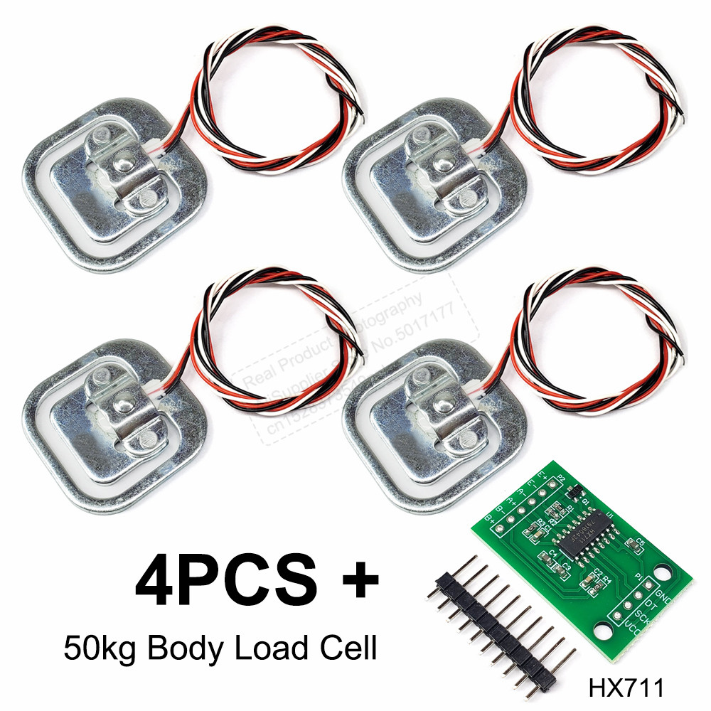 4PCS 50kg Human Scale Load Cel - Muscle Sensor Emg avaliação e preço