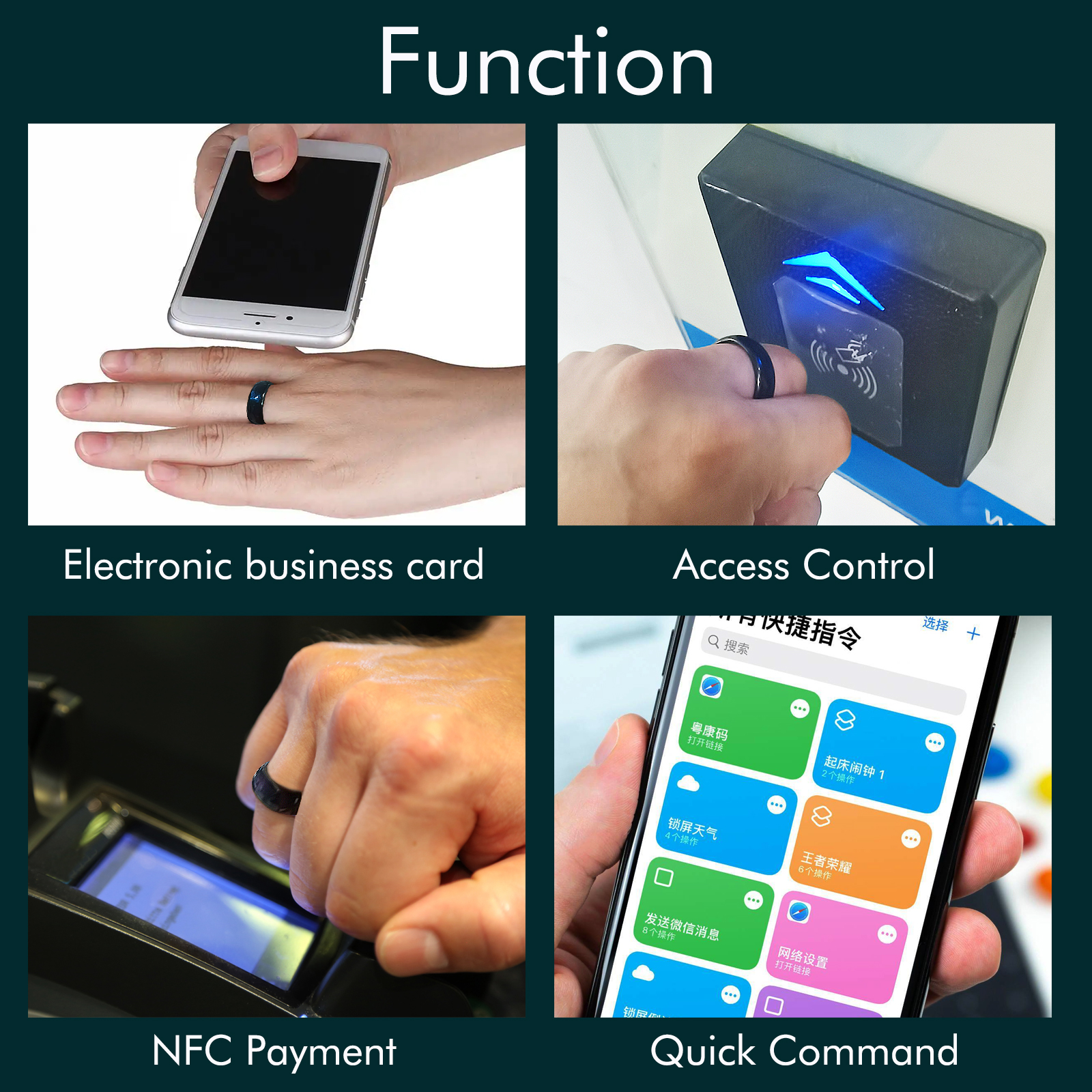 NFC Ntag216 Chip Ceramic Smart - Smart Ring Nfc Pay avaliação e preço